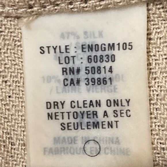 Elie Tahari Tweed Jacket, Silk, Cotton, & Wool, Pockets, Snap Closure, XS - Picture 12 of 12